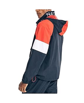 Nautica Men's Reissue Colorblock Utility Jacket,Navy,Medium